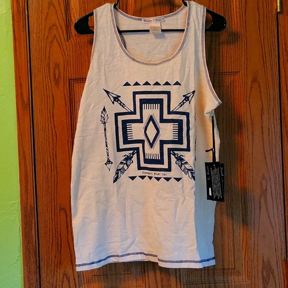NWT Cowgirl Tuff Arrows Tank Top